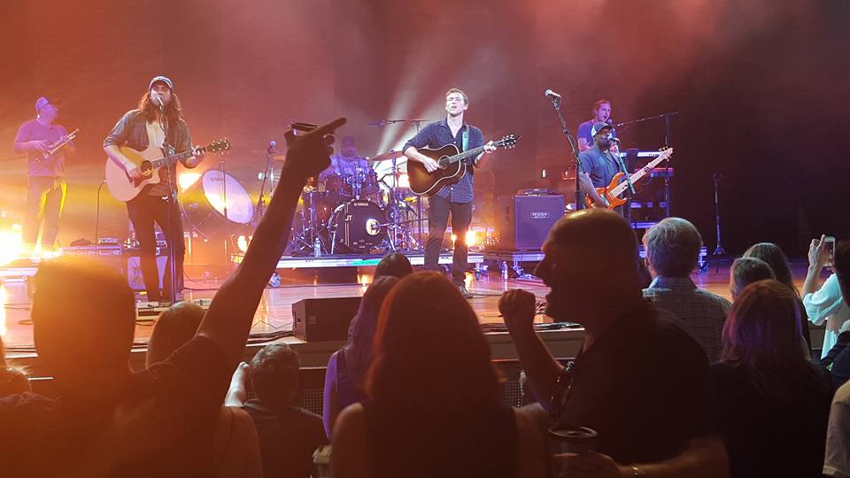 Phillip Phillips and band rock the stage at the Ravinia Festival, IL